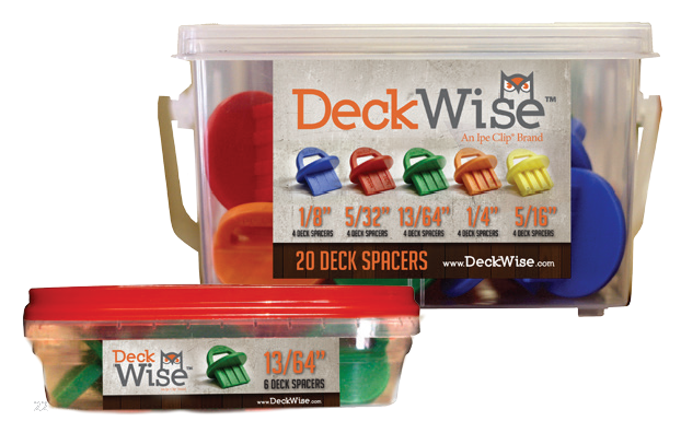 DeckWise Color Coded Deck Spacers at Manasquan Premium Fasteners, Brick, NJ
